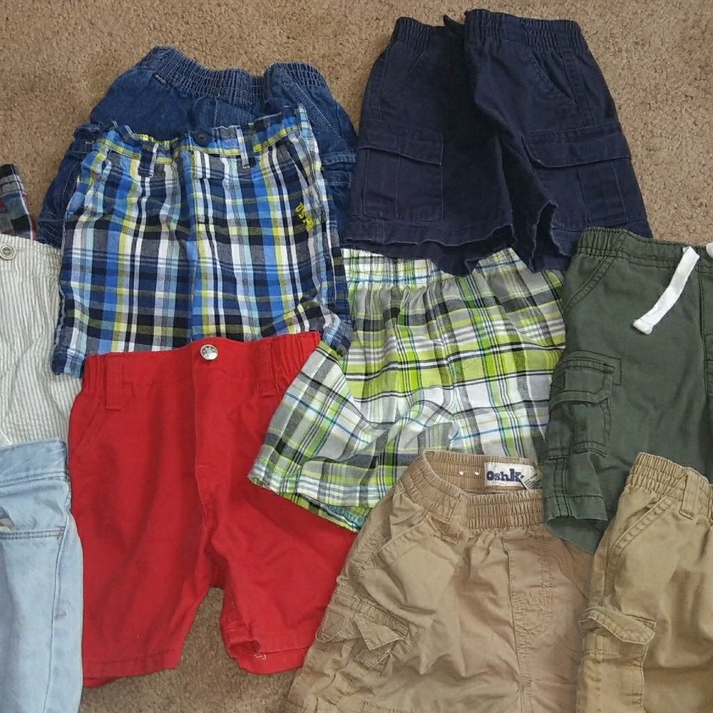 Multiple pair of shorts